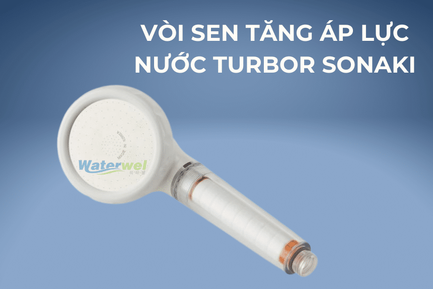 Vòi sen tăng áp lực nước Turbor Sonaki